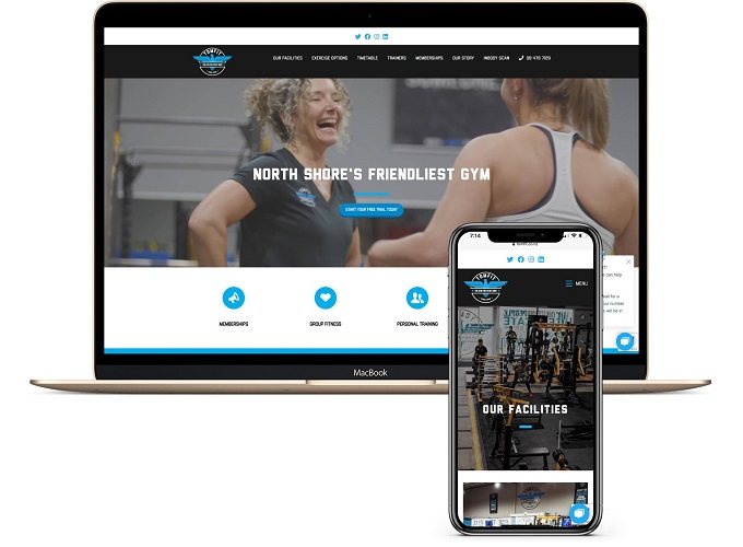 Tomfit website design NZ